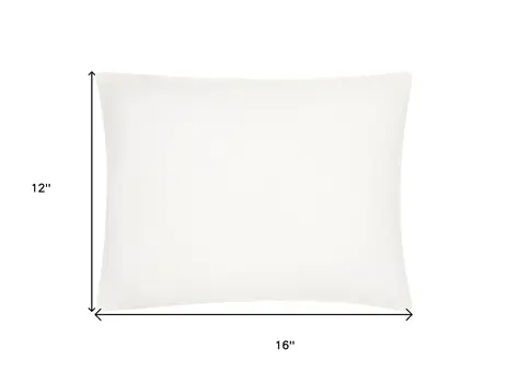 12" X 16" Choice White Throw Pillow Insert