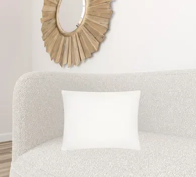 16" X 32" White Throw Pillow Insert