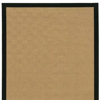 2' X 4' Beige And Black Indoor Outdoor Area Rug