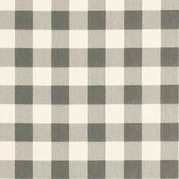2' X 4' Gray and Ivory Indoor Outdoor Area Rug