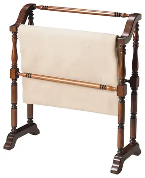 Vintage Deep Cherry Blanket Stand