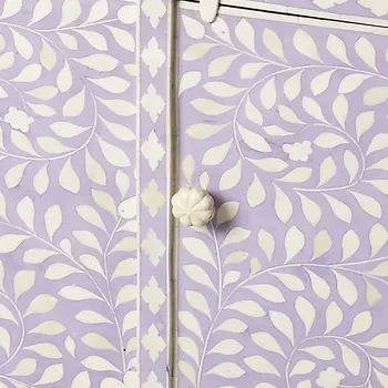 29" Purple Manufactured Wood Drawer Chest