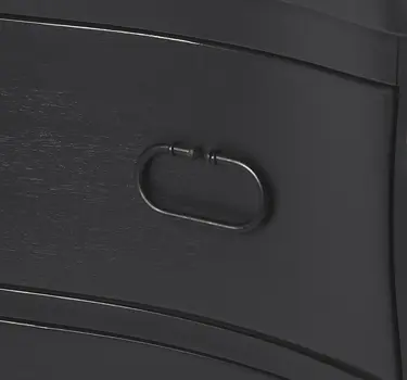 Black 2 Drawer Chest