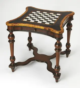 28" Brown Wood Square Coffee Table With Drawer