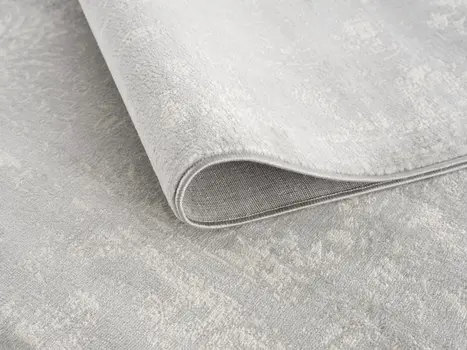 2' X 3' Modern Gray Distressed Scatter Rug