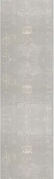 2' X 8' Modern Gray Distressed Runner Rug
