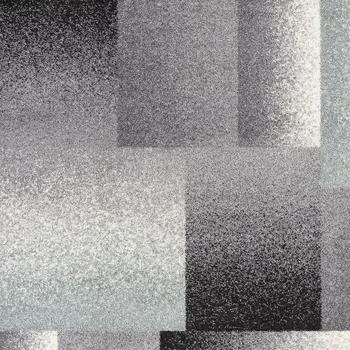5' X 8' Gray Modern Geometric Area Rug