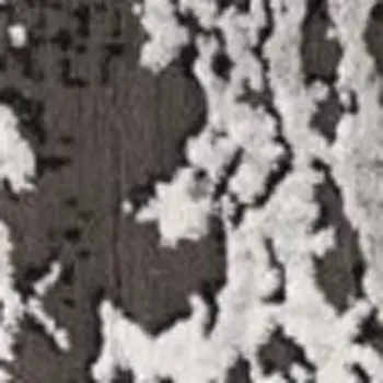6' X 9' Gray Abstract Dhurrie Area Rug