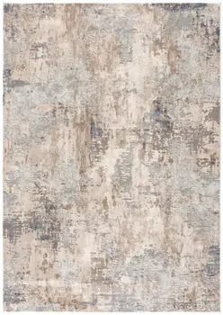 8' X 10' Beige Abstract Dhurrie Area Rug
