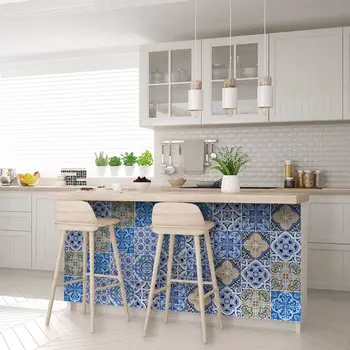 6" X 6" Dianna Mutli Mosaic Peel And Stick Tiles