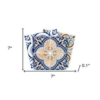 7" X 7" Dianna Mutli Mosaic Peel And Stick Tiles