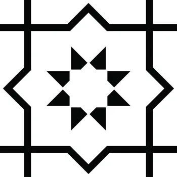 7" X 7" White And Black Sun Peel And Stick Removable Tiles