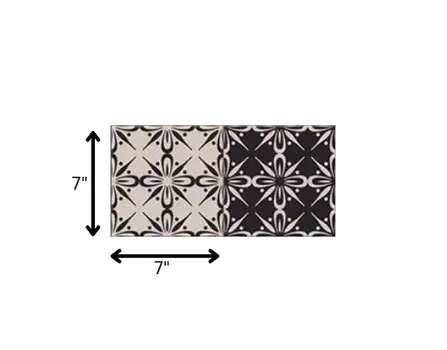 7" X 7" The Clover Peel And Stick Removable Tiles