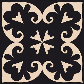 4" X 4" Black Sheep Peel And Stick Removable Tiles