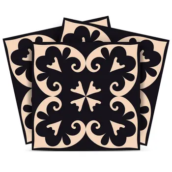 6" X 6" Black Sheep Peel And Stick Removable Tiles