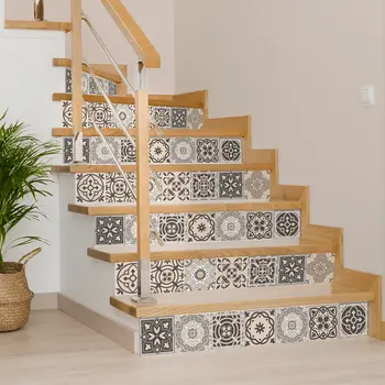 5" X 5" Espresso Brown Mosaic Peel And Stick Removable Tiles