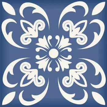 5" X 5" Wedgwood Blue And White  Peel And Stick Removable Tiles