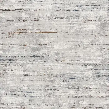 4' X 6' Grey Abstract Area Rug