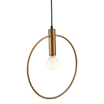 Gold Ring Metal Dimmable Chandelier