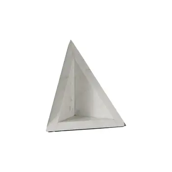Set of Two 7" White Metal Decorative Bookends
