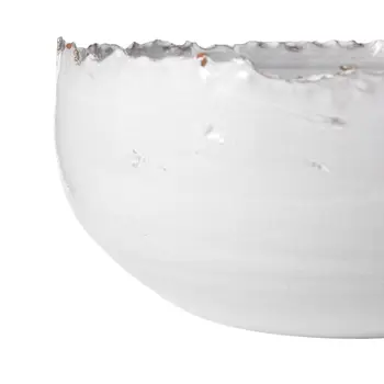 5" White Ceramic Decorative Bowl