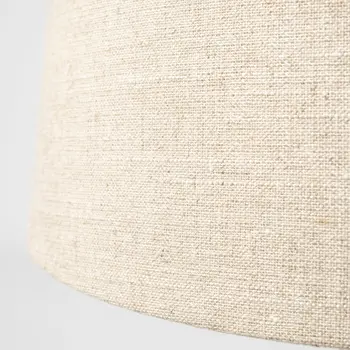 26" Beige Lamp Base LED With Champagne Shade