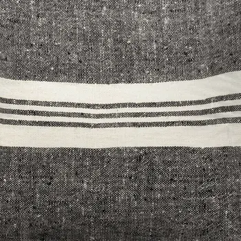 Black And White Stonewash Throw Pillow Cover