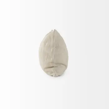 Beige And Gold Striped Lumbar Pillow Cover
