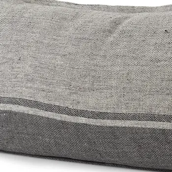Light And Dark Gray Lumbar Throw Pillow Cover