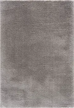 8' X 11' Gray Modern Solid Shag Area Rug