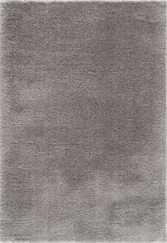 4' X 6' Ivory Modern Solid Shag Area Rug