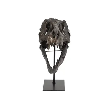 12" Brown Fabric Dinosaur Tabletop Sculpture