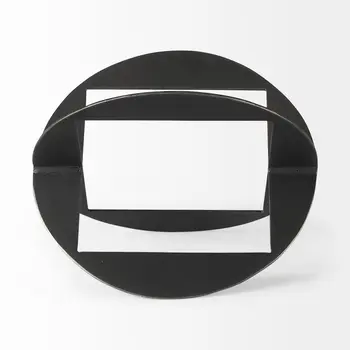 10" Black Polyresin Tabletop Sculpture