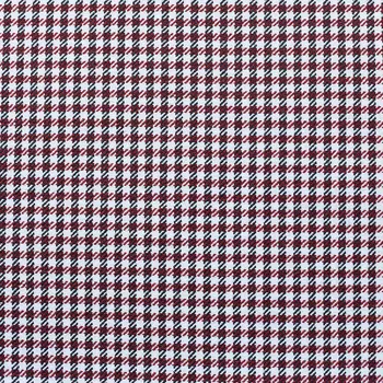 Set Of 2 Red Houndstooth Lumbar Pillow Covers