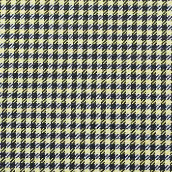 Set Of 2 Yellow Mid Houndstooth Lumbar Pillow Covers