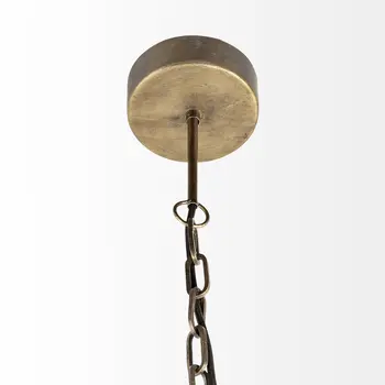 Black Metal Geometric Globe Hanging Light