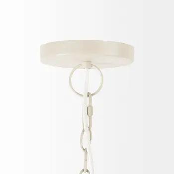 Light Brown Six Tier Hanging Chandelier