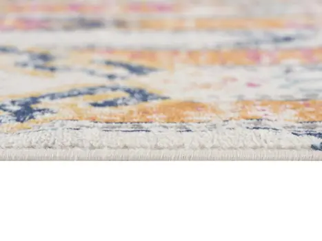 6' X 9' Gold and Ivory Southwestern Area Rug