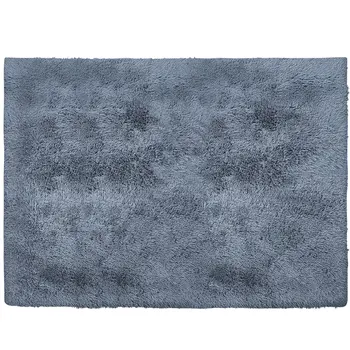 5' X 7' Gray Shag Non Skid Area Rug