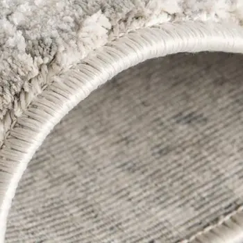 5' X 7' Gray and Ivory Abstract Area Rug