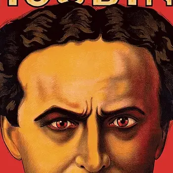 18" X 24" Houdini Master Of Mystery Vintage Magic Poster Wall Art