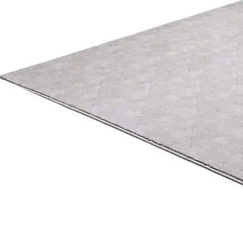 8' X 11' Gray Distressed Diamonds Area Rug