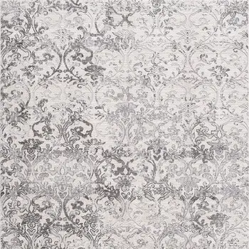8' X 11' Cream Toile Power Loom Area Rug