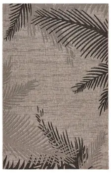 8' X 9' Beige Indoor Outdoor Area Rug