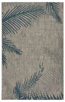 8' X 9' Gray Indoor Outdoor Area Rug