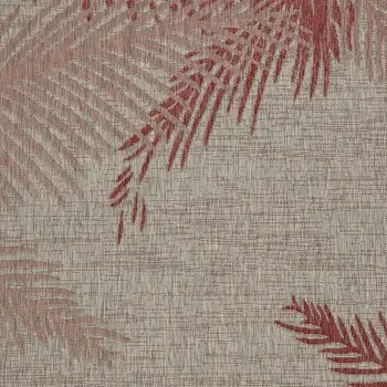 8' X 9' Beige Indoor Outdoor Area Rug