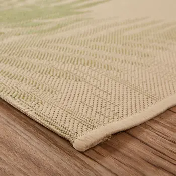 2' X 3' Beige Indoor Outdoor Area Rug