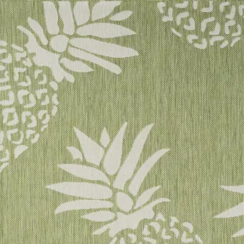 5' X 7' Green Indoor Outdoor Area Rug