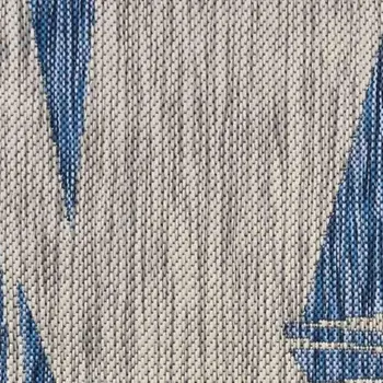 5' X 7' Gray Indoor Outdoor Area Rug