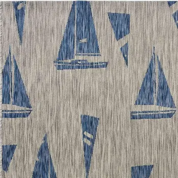 8' X 10' Gray Indoor Outdoor Area Rug